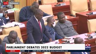 Live Parliament Debates 2022 Budget  The Pulse on JoyNews 231121 [upl. by Andonis435]