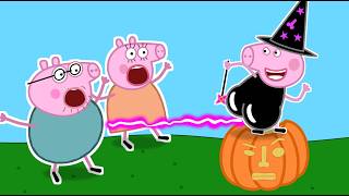 Halloween at Peppa Pigs House  Funny Peppa Pig Try Not To Laugh Episode 3 [upl. by Hogen]