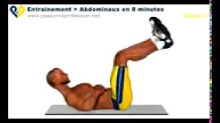 Abdominaux en 8 minutes niveau 2 [upl. by Jodee]