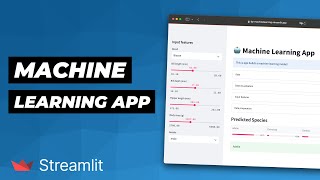 Building a Machine Learning App in Python with Streamlit [upl. by Ingalls]