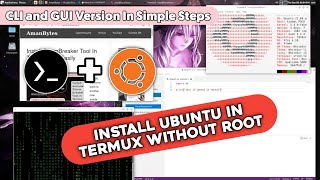 How To Install Ubuntu In Termux  Install Ubuntu 2104 In Termux Without Root [upl. by Aicilihp]