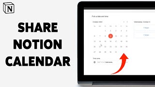 How To Share Notion Calendar 2024  Collaborate On Notion Calendars [upl. by Riegel]