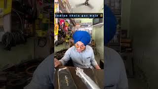 Chula gas mechanic 😂 comedy today todaycomedy dailyvlog funny punjabisong viralvideo [upl. by Boggers]