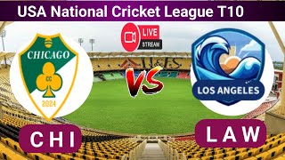 Chicago CC vs Los Angeles Waves CC Match 15 National Cricket League T10 Live Score [upl. by Ahsieyn686]