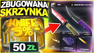 ZBUGOWANA SKRZYNKA za 50ZŁ 😱🔥 CASEDROP [upl. by Huggins]