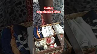 How to organize wardrobe drawer trending diy homeorganization clothes organisation naira [upl. by Noral]