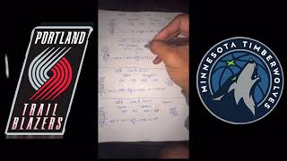 THE NBA SCRIPT  Trail Blazers vs Timberwolves Game 1 November 8 2024 [upl. by Xenophon]