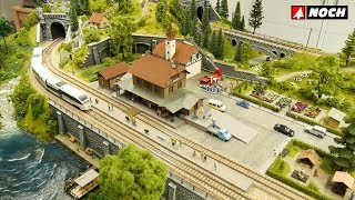 Gesamtfilm NOCH BastelWorkshop Aufbau des Neuheitendioramas 2018 [upl. by Eerdna]