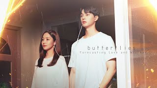 Lee Si Woo ✘Jin Ha Kyung  Butterflies  Forecasting Love and Weather FMV [upl. by Durrace]