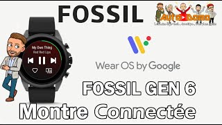 Fossil Gen 6 Montre connectée sous wear os [upl. by Kalli]