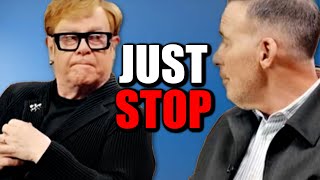 Elton John SHUTS DOWN Reporter For CRAZY AntiTrump Question Hilarious Backfire [upl. by Anav]