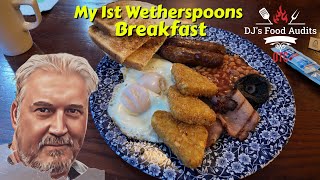 Wow My First Wetherspoons Breakfast Review [upl. by Ayekahs]