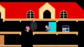 Mappy Arcade Playthrough longplay video game [upl. by Shinberg]