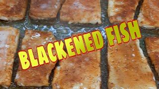 Blackened Fish PollockGrilled Alaskan Pollock Fish Fillet 🐟🐟🐟 [upl. by Joseito]