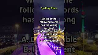 Spelling Time 510 spelling englishlearning englishvocabulary questions quiz [upl. by Weksler]