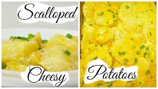 Cheesy Scalloped Potatoes Holiday Side Dish [upl. by Lapointe692]