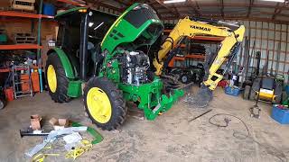 John Deere 5075E Zuidberg Install Front 3 Point [upl. by Sungam]