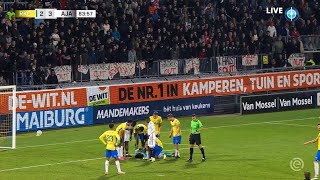 🤯Etienne Vaessen Rkc Waalwijk Goalkeeper Horrible Injury vs Ajax 😳😥 [upl. by Parish]