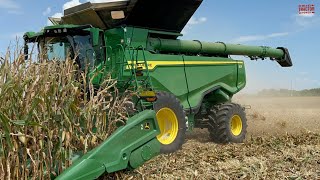 2024 CORN HARVEST from the cab of a JOHN DEERE X9 Combine [upl. by Napier311]