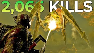 Helldivers 2 – World’s First 2000 Kill Game Solo Helldive Difficulty [upl. by Esydnac284]