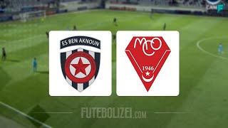 ES Ben Aknoun x MC Oran ao vivo pelo Campeonato da Argélia  1ª divisão [upl. by Akiemehs726]