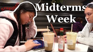 STRESSFUL Midterm Week  procrastination confusion and MORE [upl. by Enahpad382]