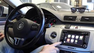 CarPlay Retrofit in Volkswagen CC [upl. by Namreg]