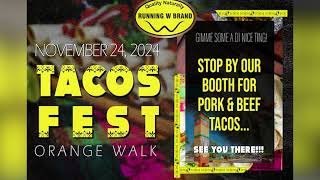 Tacos Fest in Orange Walk A Culinary Celebration of Belizes Beloved Delicacy  PT 2 [upl. by David]