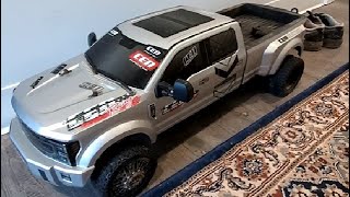 CEN Racing 8985 F450 SD American Force Edition 1 10 Scale RTR Custom Truck Grey Titanium V2 Review [upl. by Janaye]