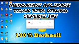 CARA MENGATASI THE PROGRAM CANT START BECAUSE APIMSWINCRTRUNTIMEI110DLL [upl. by Hull]