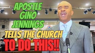 MESSAGE TO ALL FC CHURCH ACROSS TO WORLDAPOSTLE GINO JENNINGS SAID THISholiness [upl. by Aaberg]