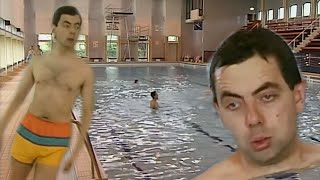 Mr Bean Goes SWIMMING  Mr Bean Funny Clip  Classic Mr Bean [upl. by Sanalda]