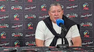 Stellenbosch FC coach Steve Barker  Carling Knockout Cup exit [upl. by Akyeluz]