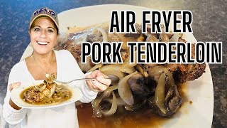 Air Fryer Recipe TASTIEST Pork Tenderloin [upl. by Arlyn778]