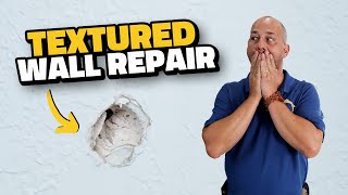 How to Repair a Textured Wall in 3 Different Ways [upl. by Grobe]