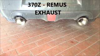 370Z REMUS EXHAUST [upl. by Klos]