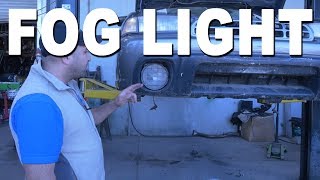 How To Remove and Replace a Fog Light  1998 Subaru Outback Legacy [upl. by Ysdnil]