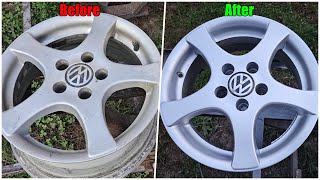 How to DIY Repaint amp Restore Aluminum Alloy Wheels [upl. by Nahsor809]