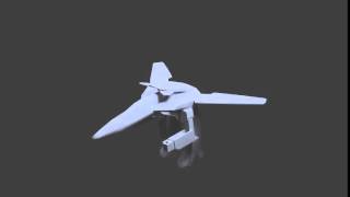 Robotech veritech fighter test Blender 276 [upl. by Raynor]