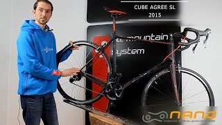 Cube Agree GTC SL  Carbon Rennrad 2015 Produktvorstellung von NANO Bike [upl. by Strephon]