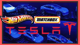 TESLA COLLECTION  HOT WHEELS  MATCHBOX [upl. by Nedyrb764]