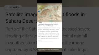 sahara desert rainfall flood climatechange torrentialrain moracco africa [upl. by Jb]