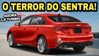 NOVO KIA CERATO 2023 AGORA 16 TURBO O PESADELO DO COROLLA E SENTRA [upl. by Hosbein]