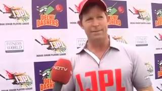 Jonty Rhodes  Mentor Of IJPLT20 With NDTV News [upl. by Lea]