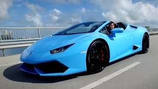 2017 Lamborghini Huracan Spyder  Review and Road Test [upl. by Ahsikat106]