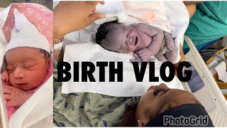 LABOR AND DELIVERY BIRTH VLOG BORN AT 36 WEEKS [upl. by Annasoh]