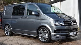 2017 VW T6 kombi 20TDI SWB Indium Grey Sportline pack [upl. by Dorita]