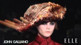 John Galliano Paris Fashion Week otoño  invierno 20122013  Elle España [upl. by Otit]