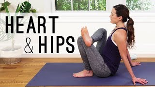 Heart And Hips Practice  Hands Free Yoga  Yoga With Adriene [upl. by Aryc611]