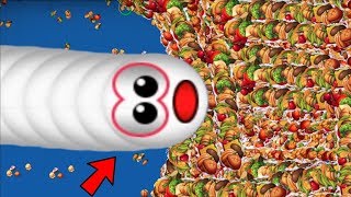 WormsZoneio Biggest Slither Snake 1000000 Score World Record Top 01 Epic Worms Zoneio Gameplay [upl. by Fawcett]